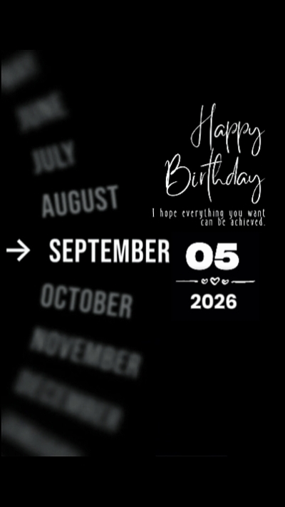 HBD MOM 5 September