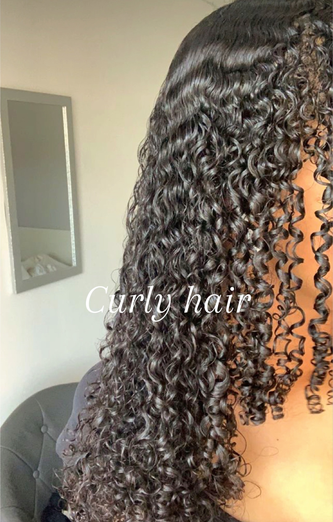 Curly-straight hair