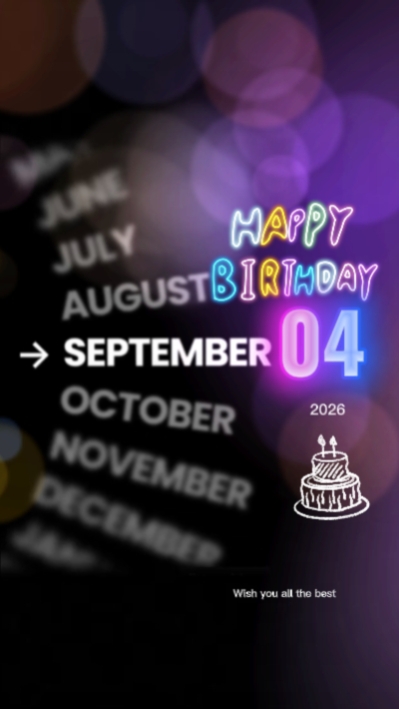 HBD 4 DE SETEMBRO
