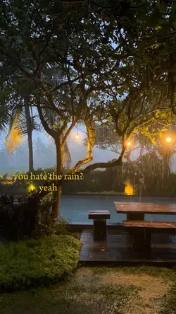 you hate the rain
