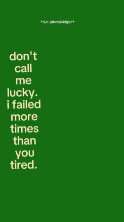 you tired