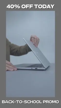 Back-to-school Promo Deals Laptop Digital Appliances TikTok Style Promotion