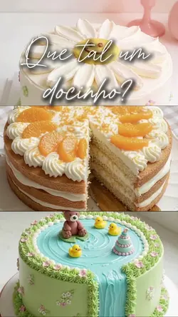 Destaque doce: bolos e sobremesas