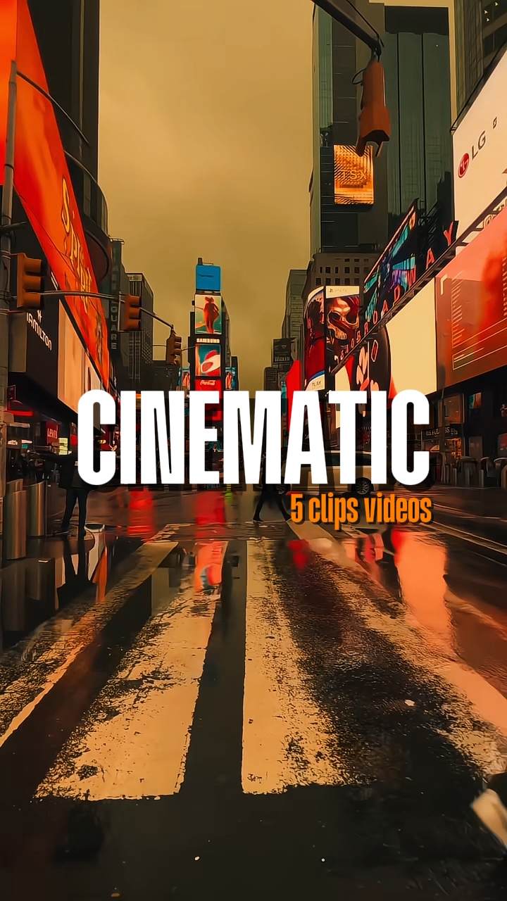 5 vídeos cinematográficos 