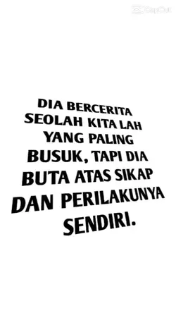 dia bercerita seolah