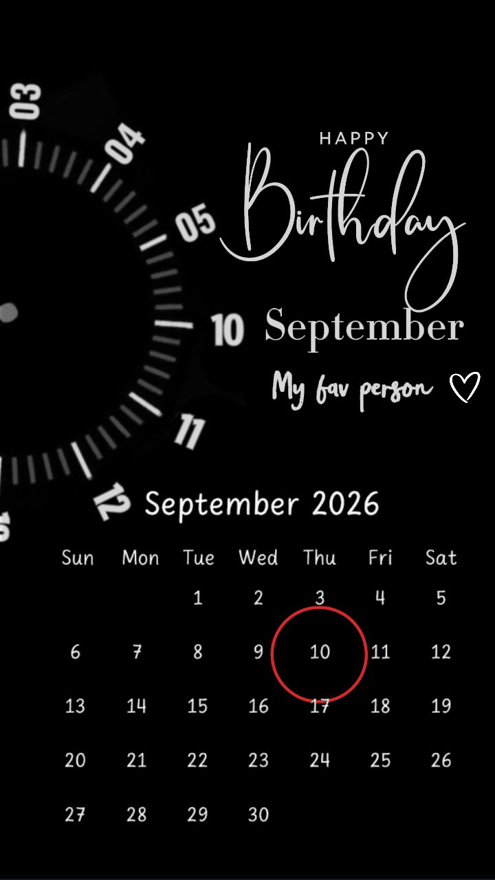 Bday my fav person