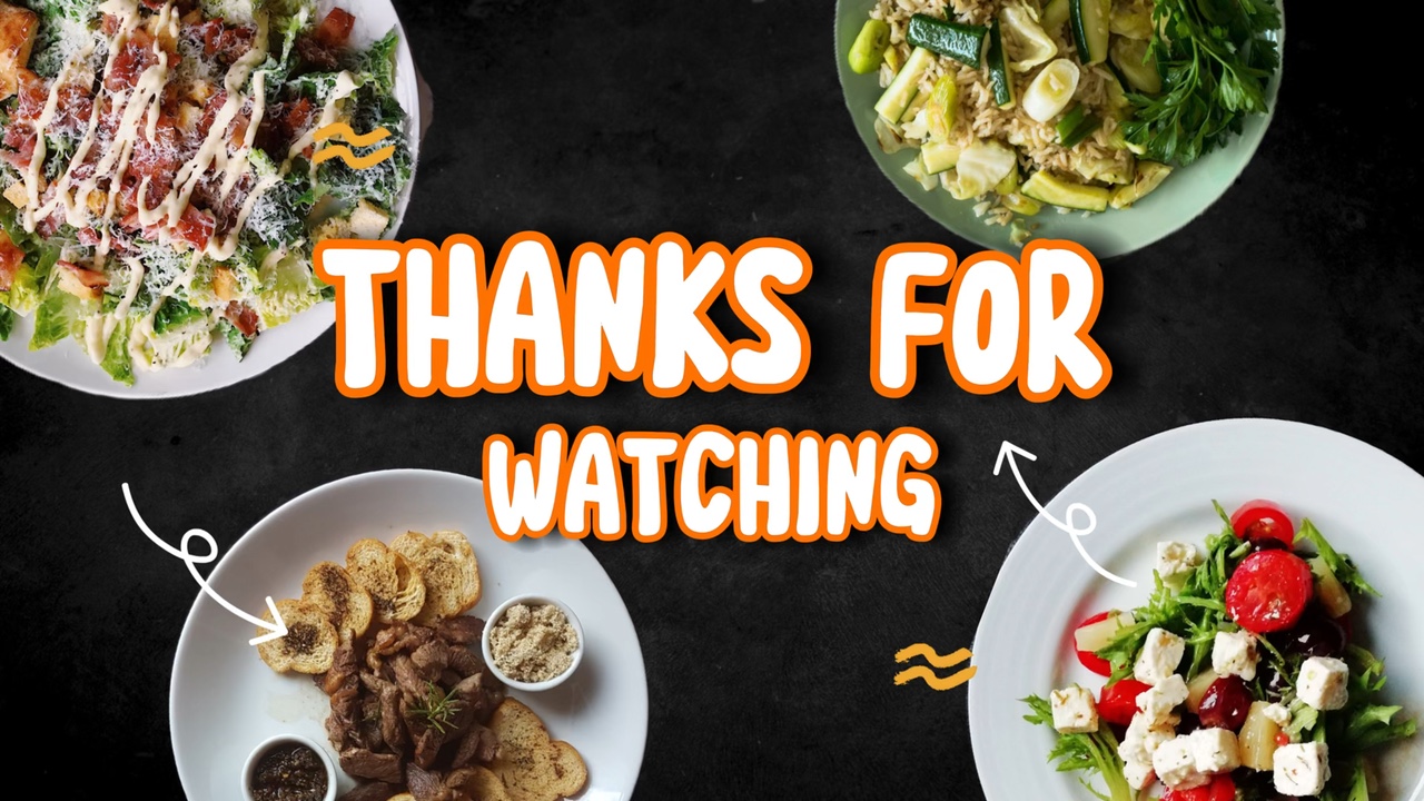 Food Outro Template