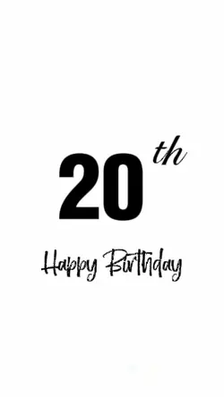 20th birthday
