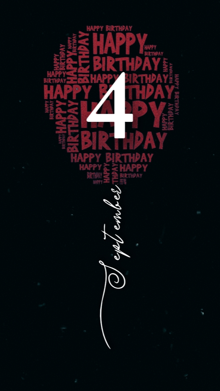Birthday 4 September