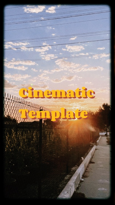 Plantilla cinematográfica 