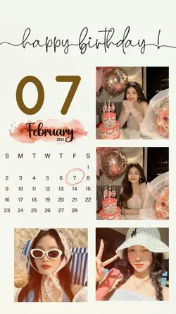 BIRTHDAY 7 FEBRUARY
