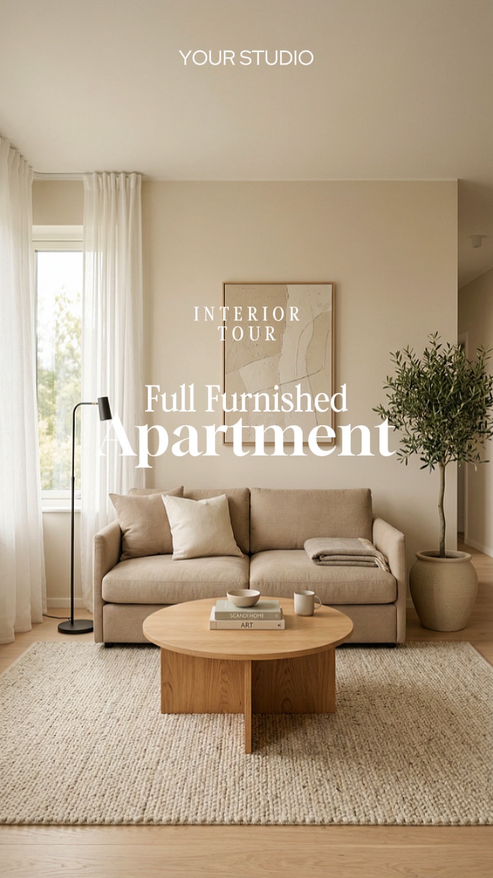 Tour por la habitación del apartamento