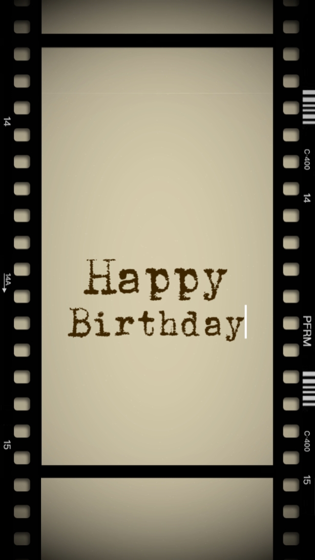 film d'anniversaire