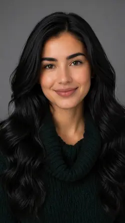 Black hair color