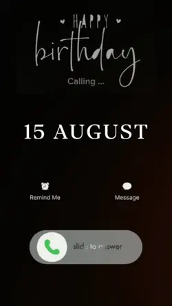 HBD 15 AUGUST