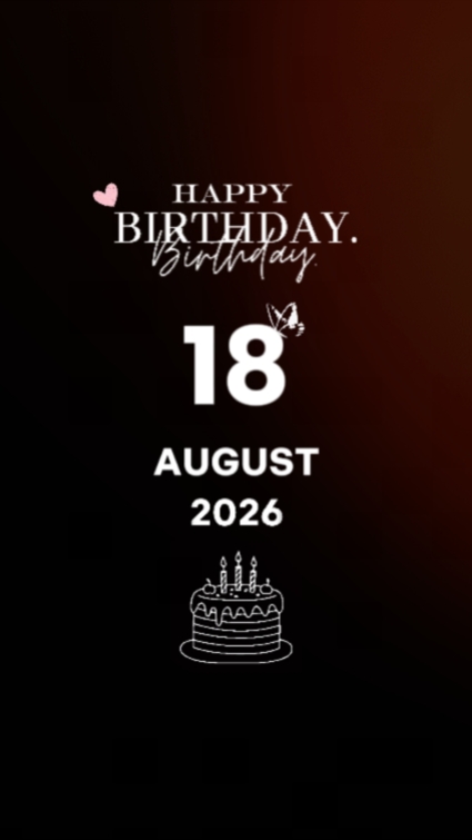 B'Day mom 18 august 