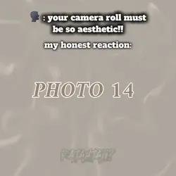 my camera roll: