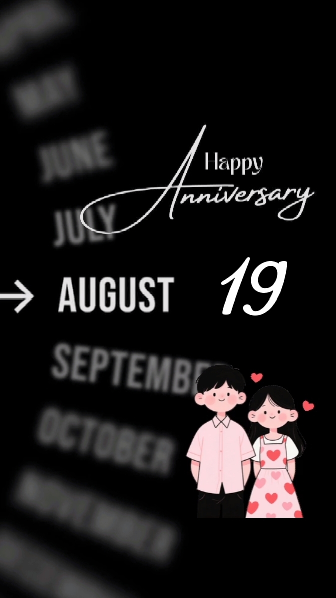 Anniversary 19 Aug