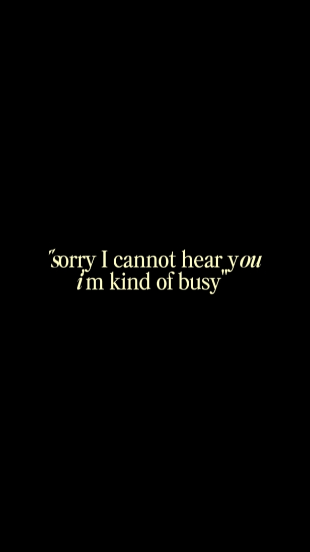 KIND OF BUSY