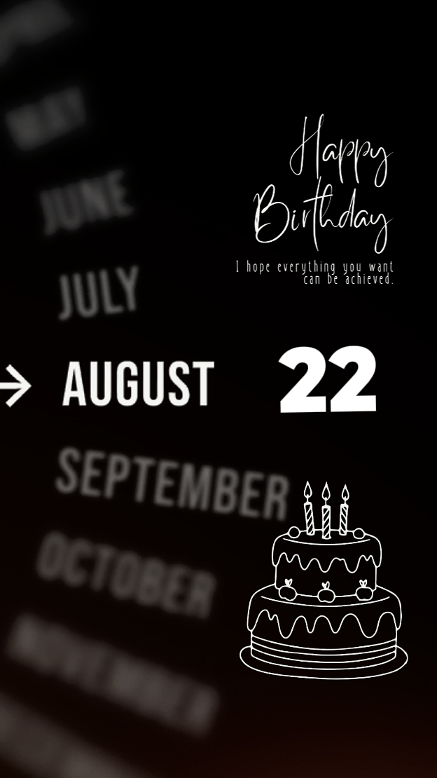 HBD 22 Agustus