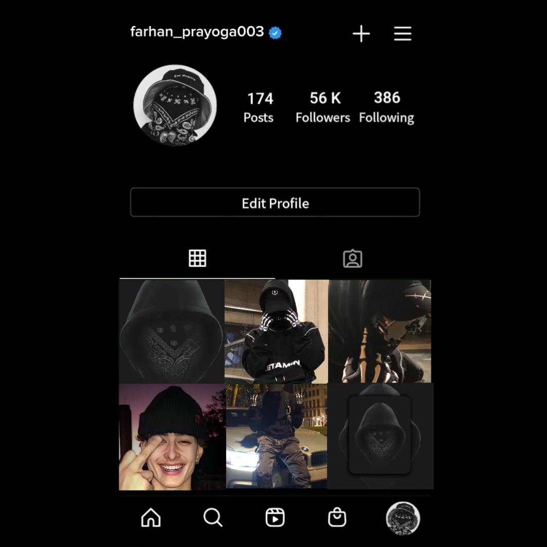 tamplate instagram