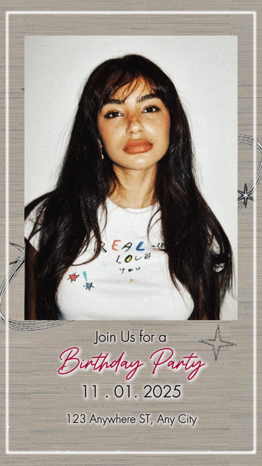 Invitación de cumpleaños 