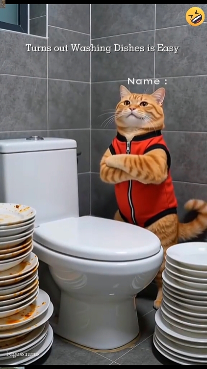 Lustige Katze