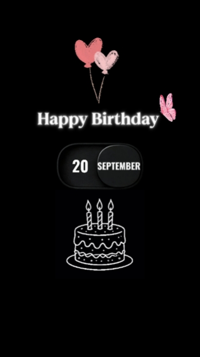 BIRTHDAY 20 SEPTEMBE