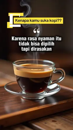 kenapa suka kopi?