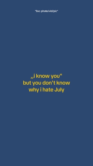 i know you