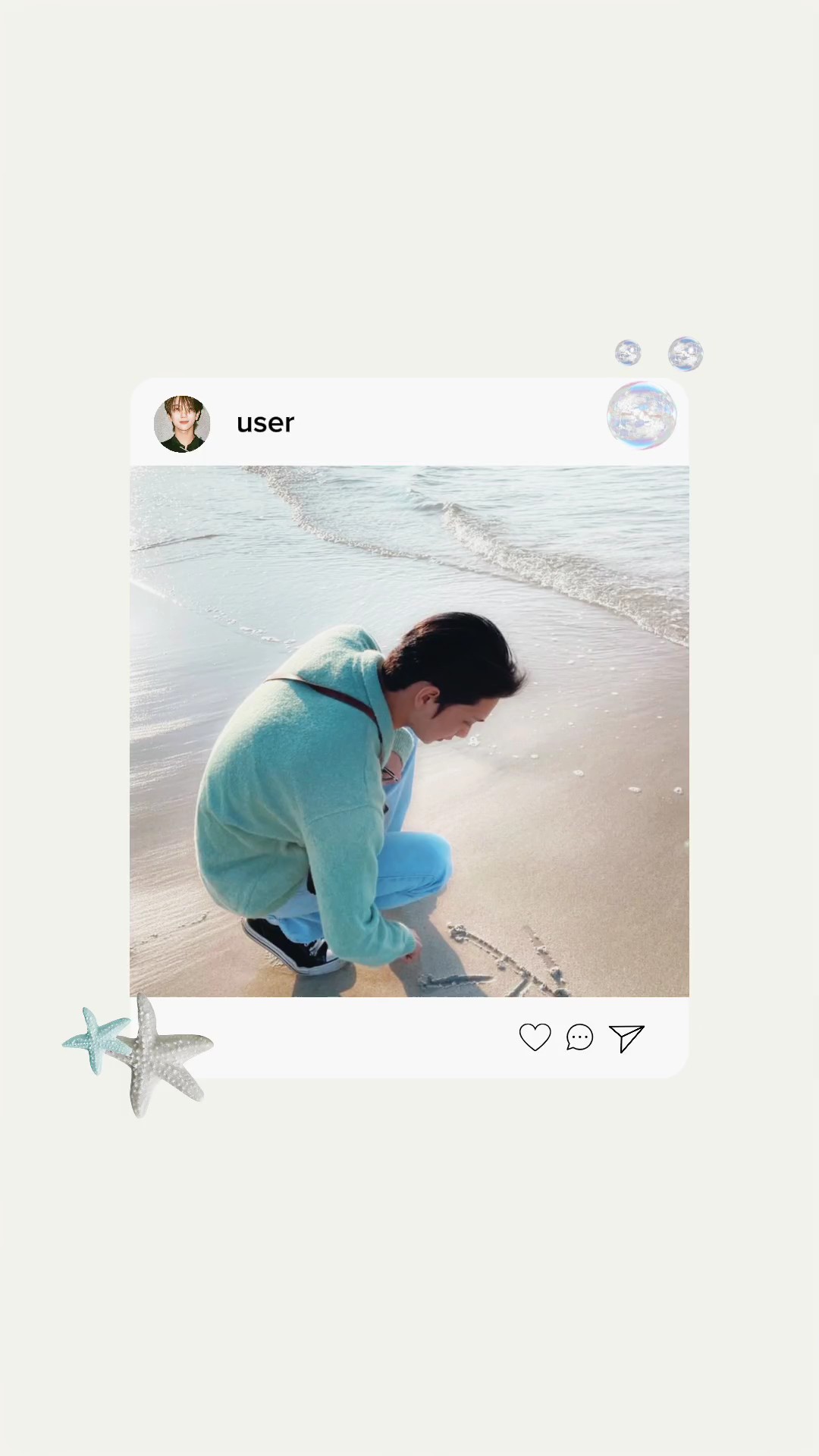 Postagem no instagram