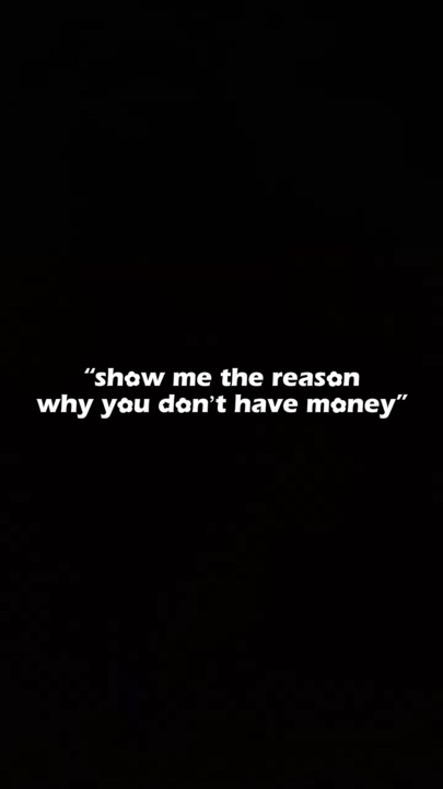Don’t have money