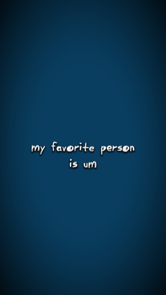 Mi persona favorita es mi
