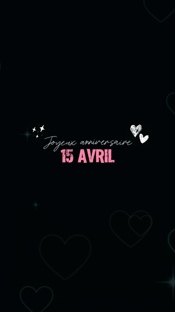 Anniv du 15 avril