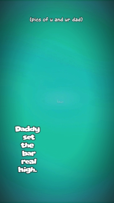 Papa a mis la barre