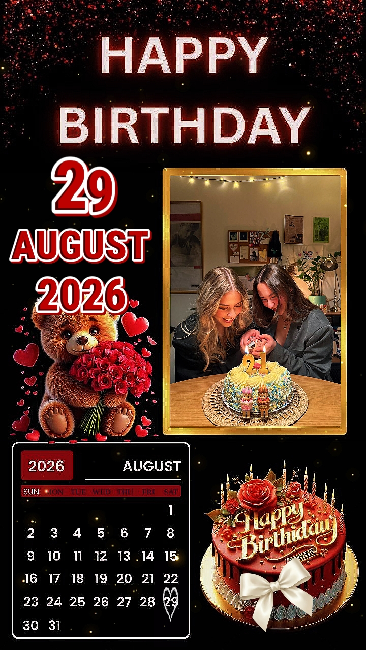 HBD 29 août 2026