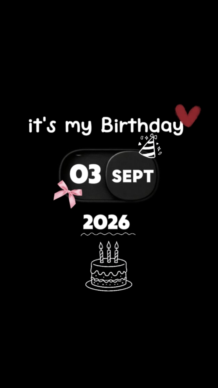 BIRTHDAY 3 SEPTEMBER