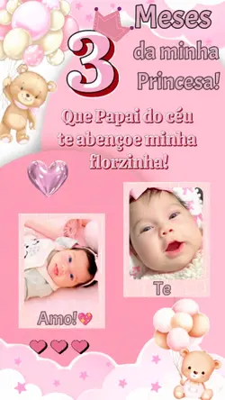 mêsversario princesa