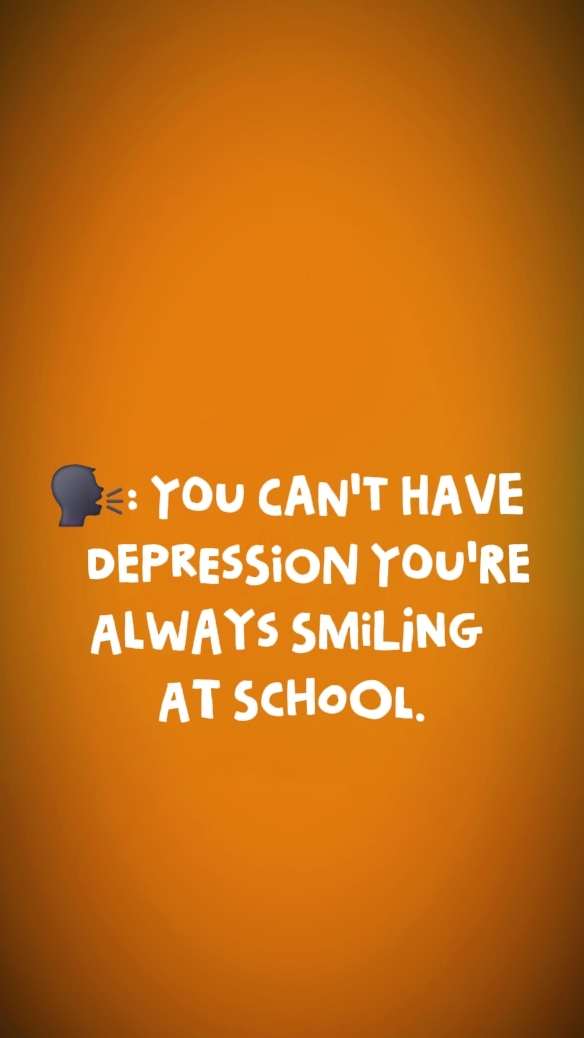 CANT HAV DEPRESSION