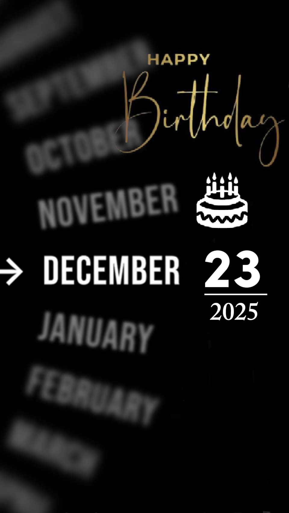 BIRTHDAY 23 DECEMBER