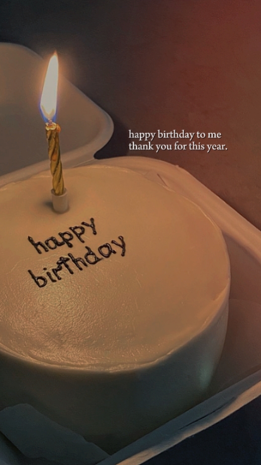 Feliz aniversário para mim