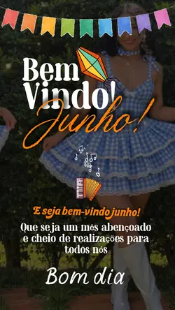 bem-vindo junho 