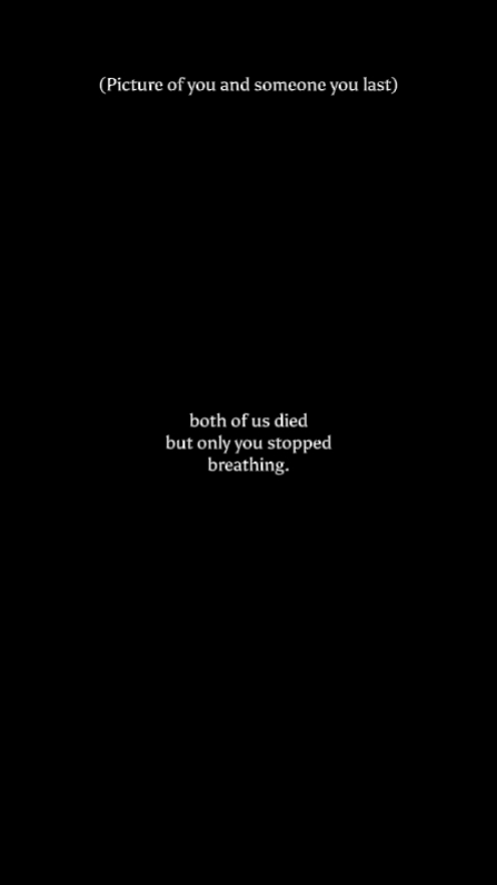 both of us died