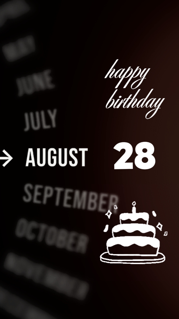 HBD 28 august
