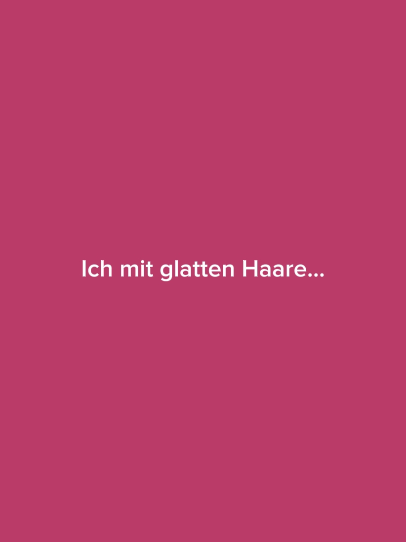 Ich mit glatten Haar