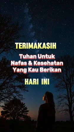 Terimakasih Tuhan...