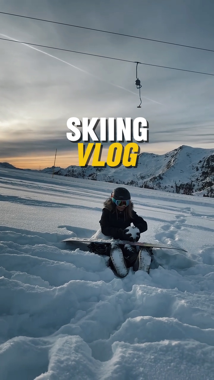 skiing vlog