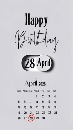 BIRTHDAY 28 APRIL