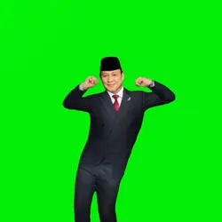 pak prabowo joget