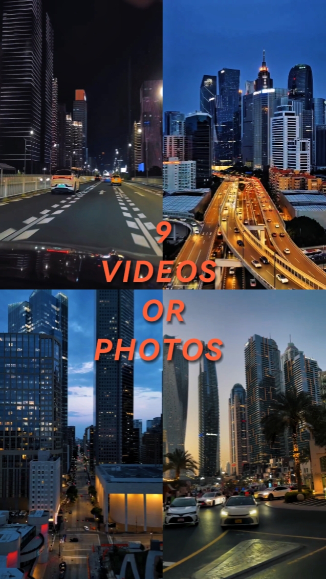 9 VÍDEOS OU FOTOS 